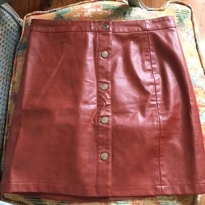 Urban Outfitters leather skirt